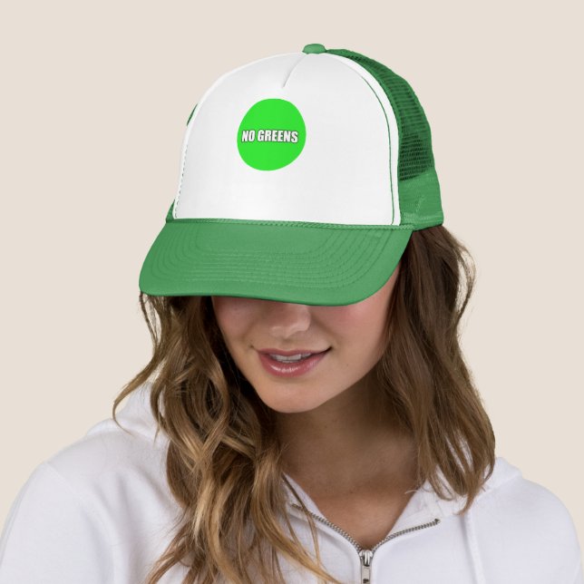 NO GREENS TRUCKER HAT (In Situ)