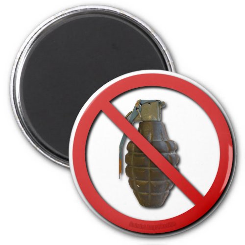 No Grenades Magnet