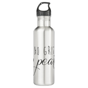 No Grit No Pearl Water Bottle