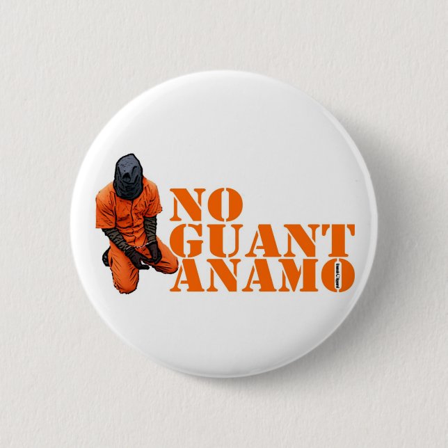 No Guantanamo Button (Front)