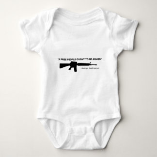 No Gun Control Baby Bodysuit