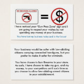 No Gun, No Money (Front & Back)