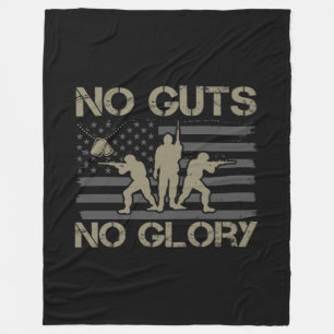 No Guts No Glory Fleece Blanket