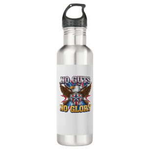 No Guts, No Glory: Motivational & Success Mindset  Stainless Steel Water Bottle