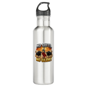 No Guts, No Glory: Motivational & Success Mindset Stainless Steel Water Bottle