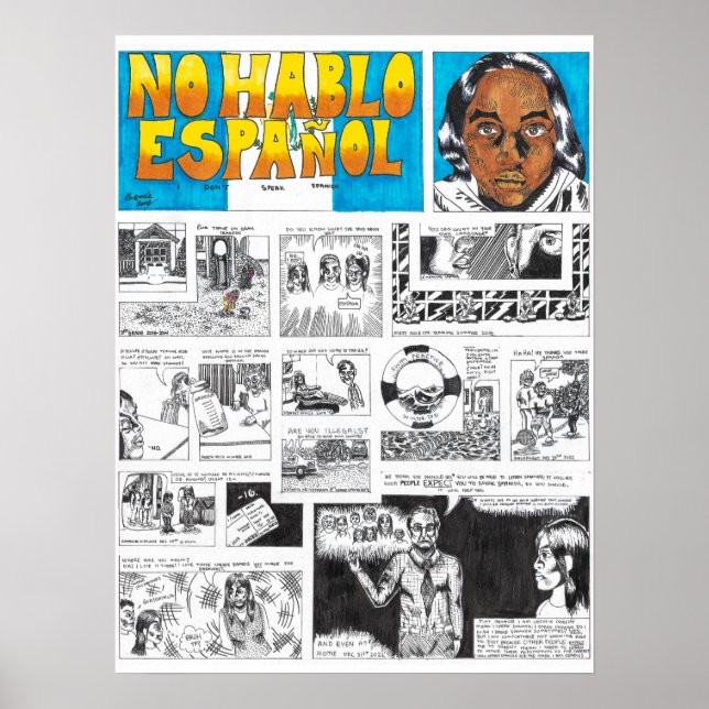 No Hablo Español Poster (Front)