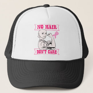 No Hair Don’t Care Her  ©WhiteTigerLLC.Com  #02 Trucker Hat