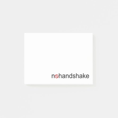 No Handshake Post_it Notes