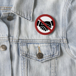 No Handshaking Button