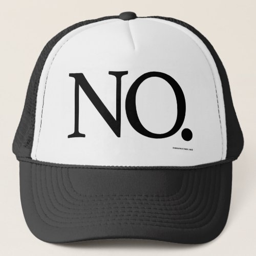 NO Hat in black