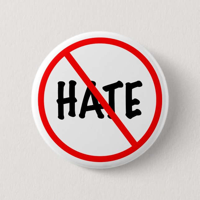 No Hate Button (Front)