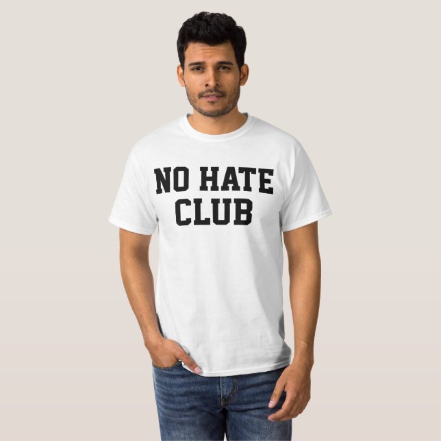 No Hate Club   T-Shirt (Front Full)