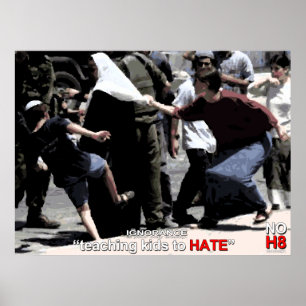 No Hate. Ignorance is stupid. Poster
