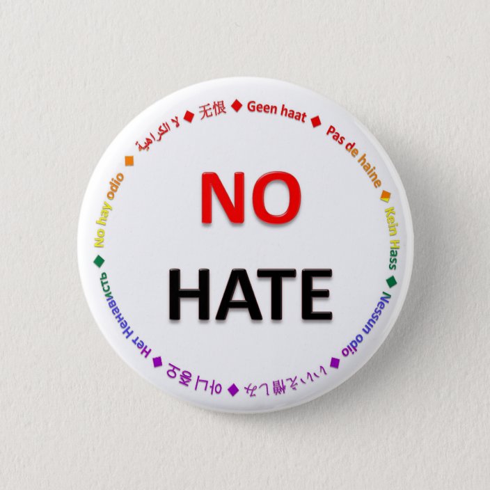 no hate pin