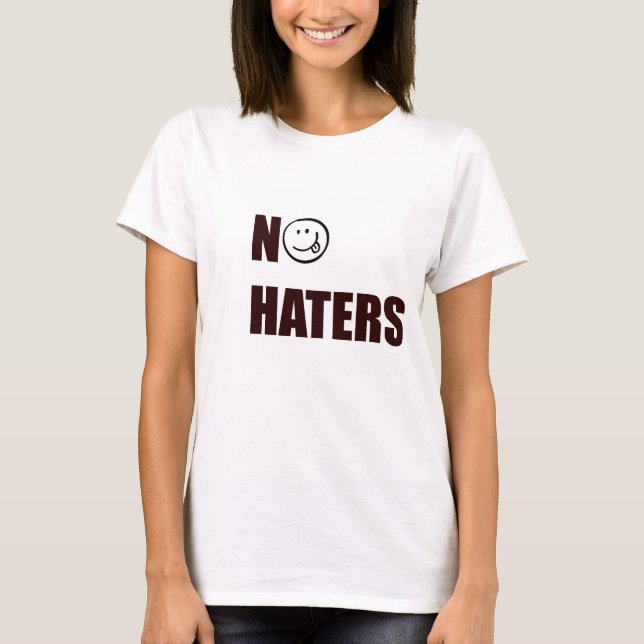 NO HATERS CROP TOP (Front)