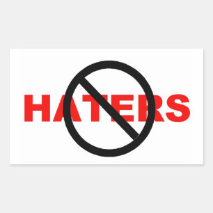 no haters stickers