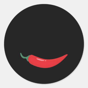 No Heat No Eat Spicy Food Classic Round Sticker