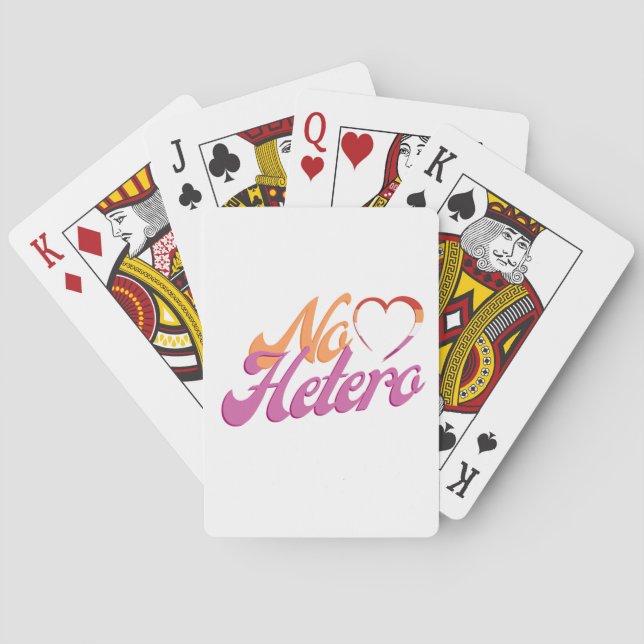 No Hetero Poker Cards (Back)