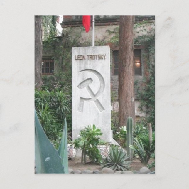No higher resolution available. Trotsky_grave.jpg  Postcard (Front)