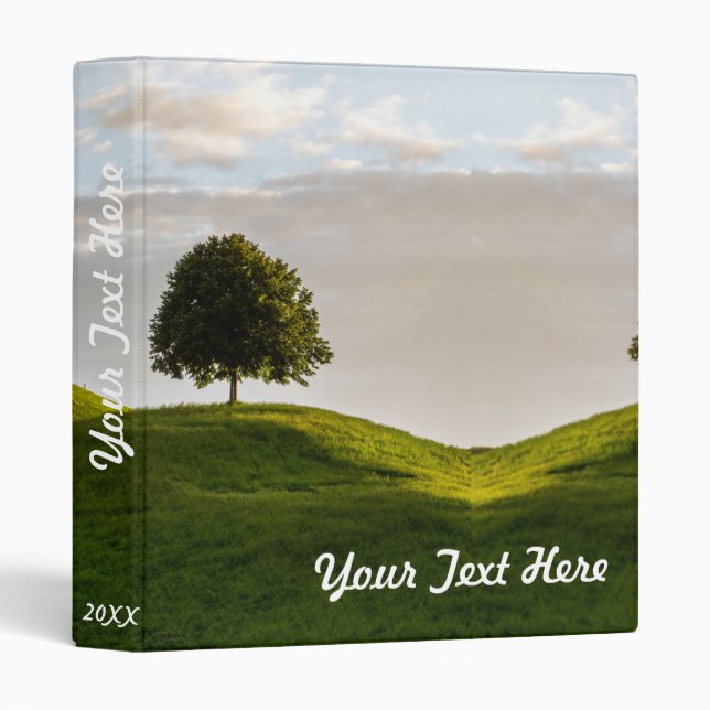 No Hills without Valleys 3 Ring Binder (Front/Spine)