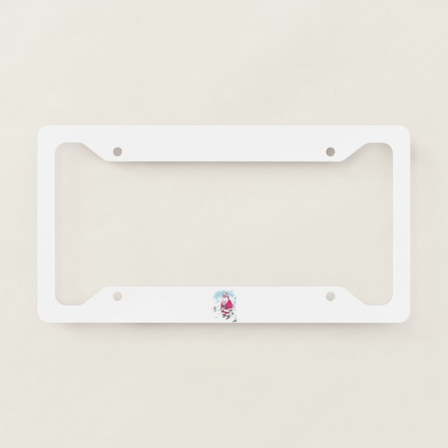 No Ho Ho Ho car license plate frame c (Front)