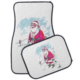 No Ho Ho Ho car mats front and rear