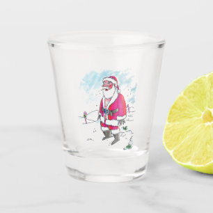No Ho Ho Ho clear shot glass