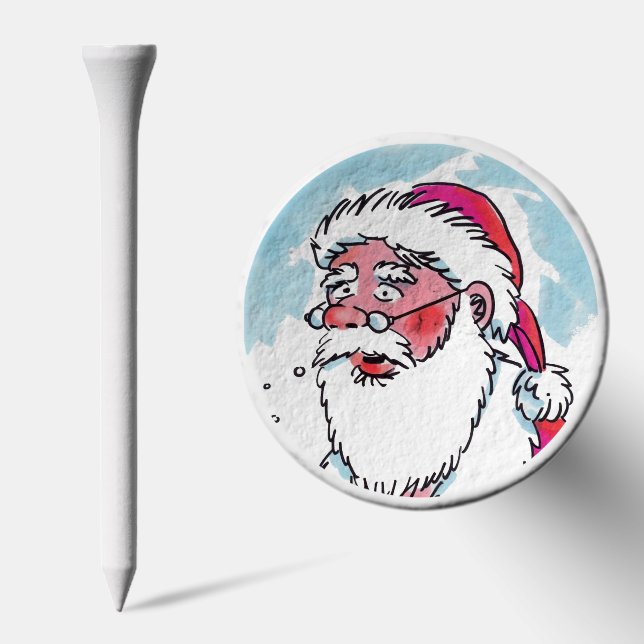 No Ho Ho Ho closeup white golf tee top (Combo)