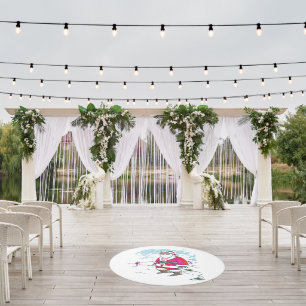 No Ho-Ho-Ho outdoor round rug