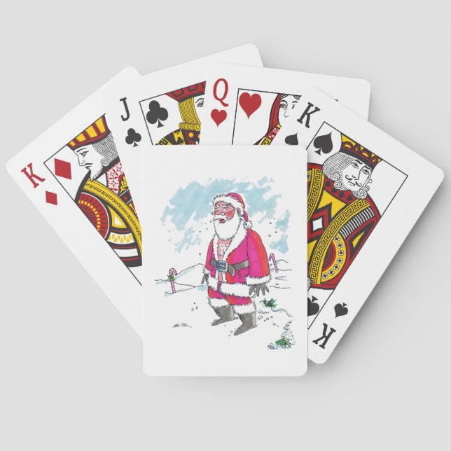No Ho Ho Ho Poker playing cards (Back)