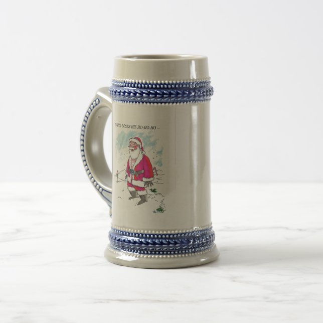 No Ho-Ho-Ho w text stein (Front Left)
