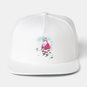 No Ho Ho Ho white 5 panel snapback cap