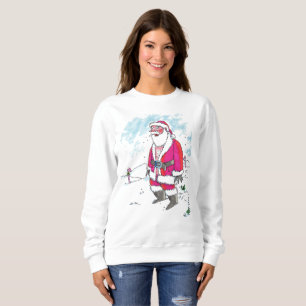 No Ho-Ho-Ho women white sweatshirt