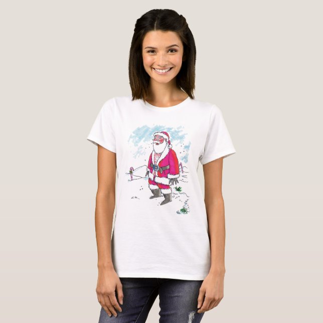 No Ho Ho Ho women white T-shirt (Front Full)