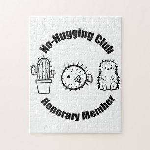 No Hugging Club Jigsaw Puzzle