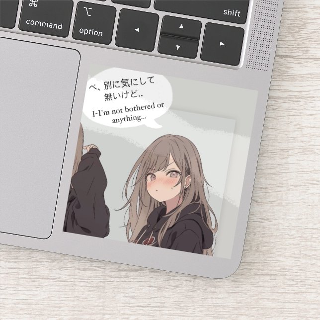 No, I don't care about stickers | Sushi Musume Sti (Detail)