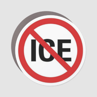 No ICE Car Magnet