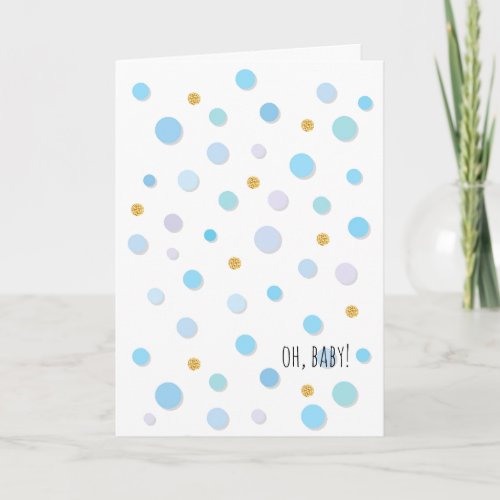 No Idea You Were That Old Birthday Blue Dots Card
