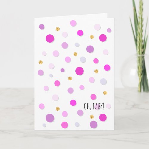 No Idea You Were That Old Birthday Pink Dots Card