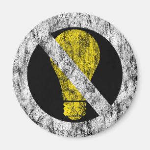 no incandescent bulbs magnet