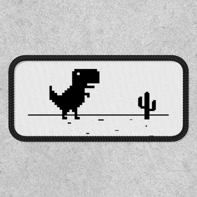 No Internet Connection Dinosaur Patch (Front)