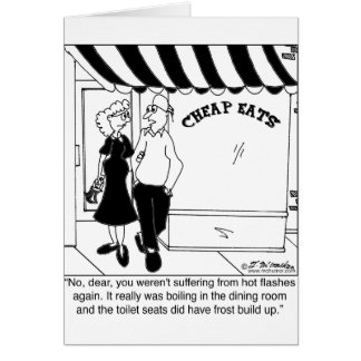 No, It's Not Hot Flashes Cards