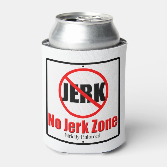 No Jerk Zone Can Cooler (Can Front)