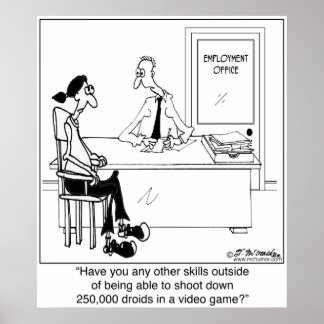 No Job Skills? Poster