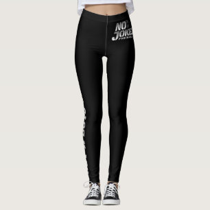 No Joke Football Modern Logo Leggings