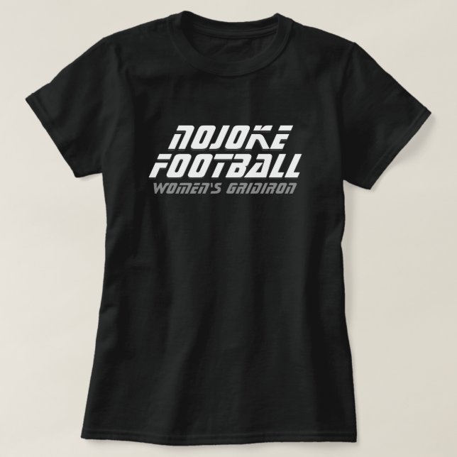 No Joke Football Pride Fury Tee (Design Front)