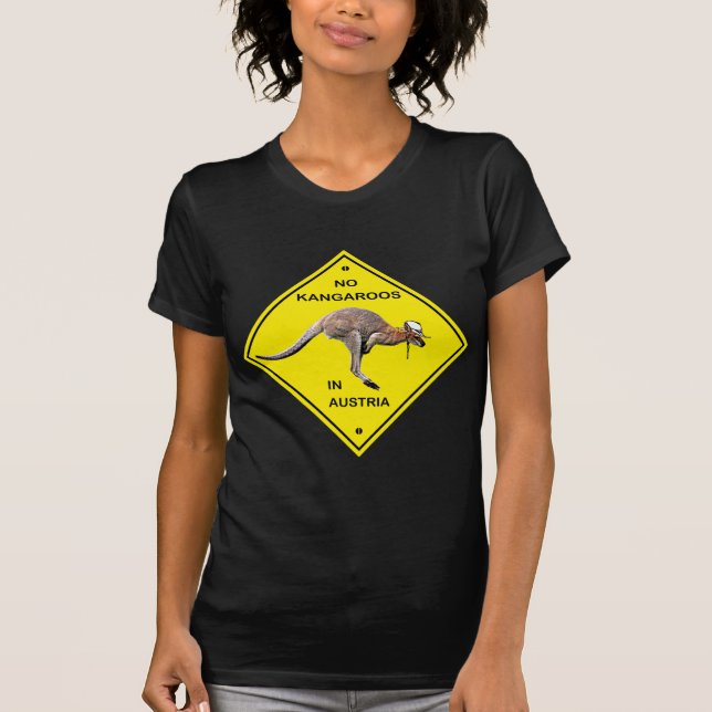 No kangaroos in Austria! T-Shirt (Front)