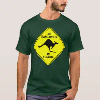 Austria In T-Shirt Kangaroos Zazzle | No