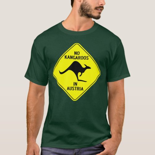 No Kangaroos In Austria T_Shirt