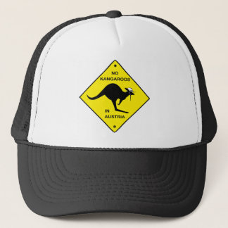 No kangaroos in Austria! Trucker Hat